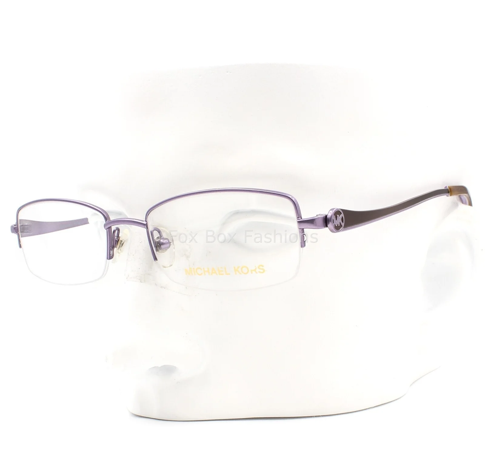 Michael Kors MK 157 506 Eyeglasses Glasses Matte Purple & Brown 49mm Small