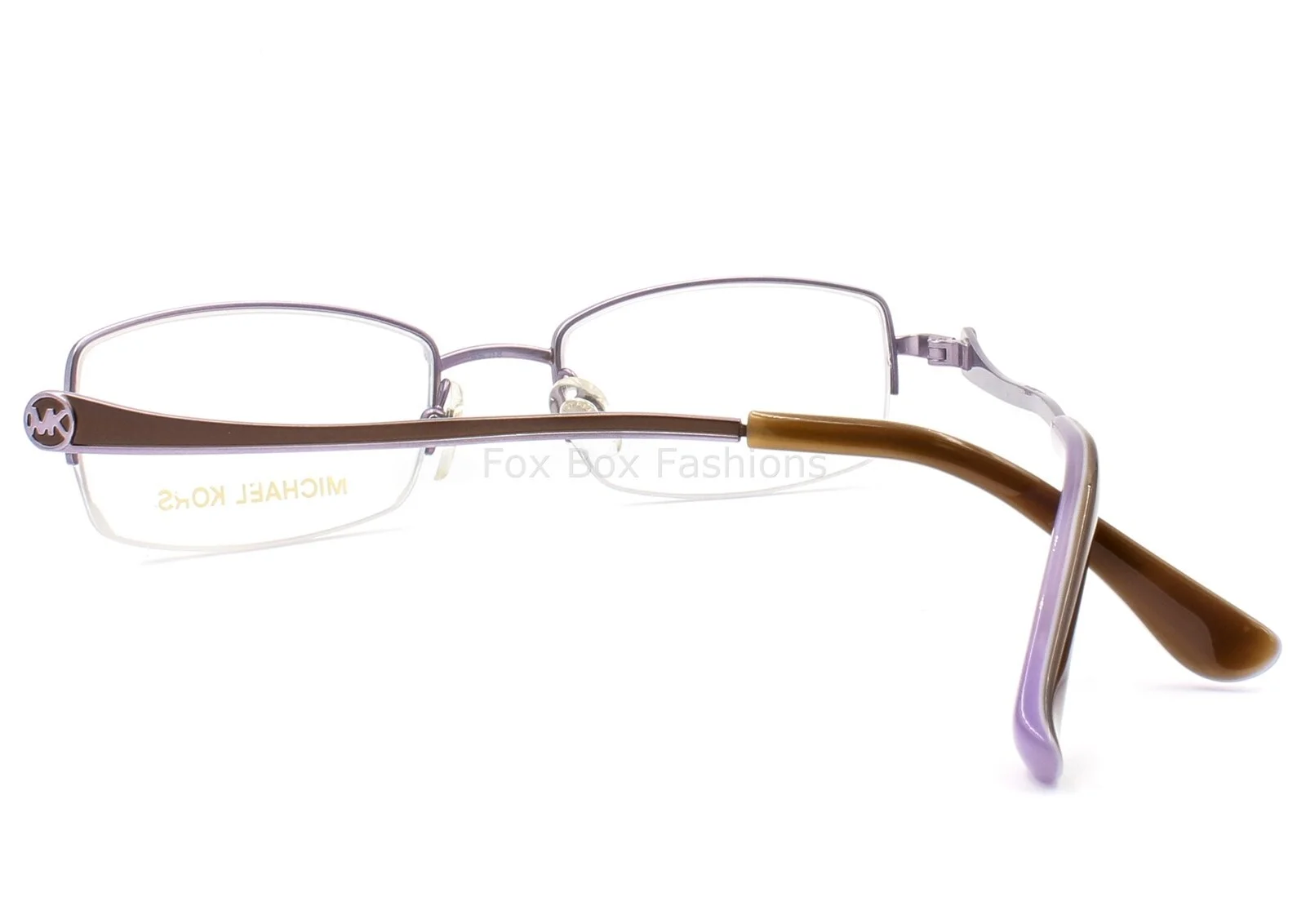 Michael Kors MK 157 506 Eyeglasses Glasses Matte Purple & Brown 49mm Small 4