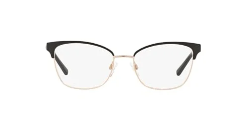 Michael Kors MK3012 Adrianna Iv Prescription Eyewear Frames, Matte Black/Rose Gold/Demo Lens, 51 mm