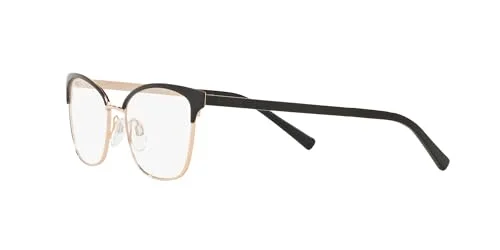 Michael Kors MK3012 Adrianna Iv Prescription Eyewear Frames, Matte Black/Rose Gold/Demo Lens, 51 mm 3