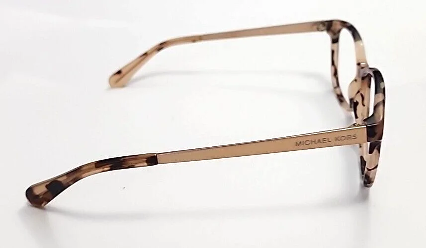 Michael Kors MK4035 3205 Ambrosine Pink Tortoise Oval Eyeglasses Frame 53-15 135 3