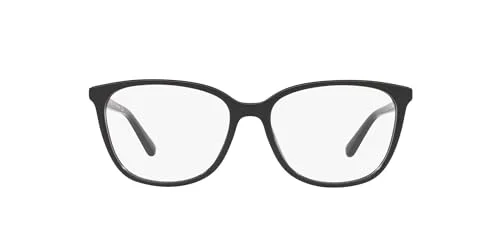 Michael Kors MK4067U Santa Clara Universal Fit Prescription Eyewear Frames, Black/Demo Lens, 55 mm