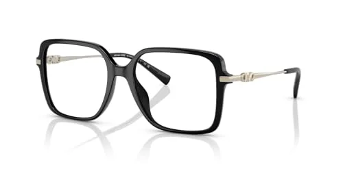 Michael Kors MK4095U Dolonne Universal Fit Prescription Eyewear Frames, Black/Demo Lens, 53 mm 2