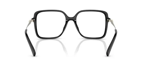 Michael Kors MK4095U Dolonne Universal Fit Prescription Eyewear Frames, Black/Demo Lens, 53 mm 4