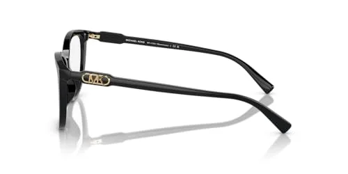 Michael Kors MK4109U Westminster Universal Fit Prescription Eyewear Frames, Black/Demo Lens, 52 mm 3