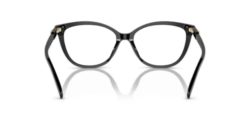 Michael Kors MK4109U Westminster Universal Fit Prescription Eyewear Frames, Black/Demo Lens, 52 mm 4