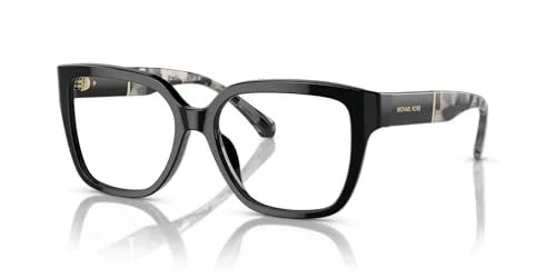 Michael Kors MK4112 Polanco Prescription Eyewear Frames, Black/Demo Lens, 54 mm 2