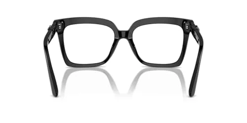 Michael Kors MK4119U Nassau Universal Fit Prescription Eyewear Frames, Black/Demo Lens, 53 mm 4