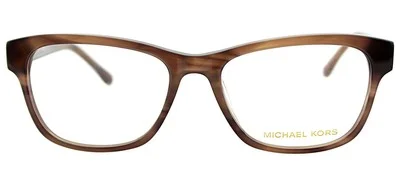 Michael Kors MK829 226 53mm Brown Horn Plastic Rectangle Eyeglasses 53mm 2