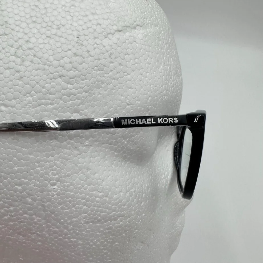Michael Kors Vivianna II Mens Eyeglass Frames Black Silver Tone For Prescription 4
