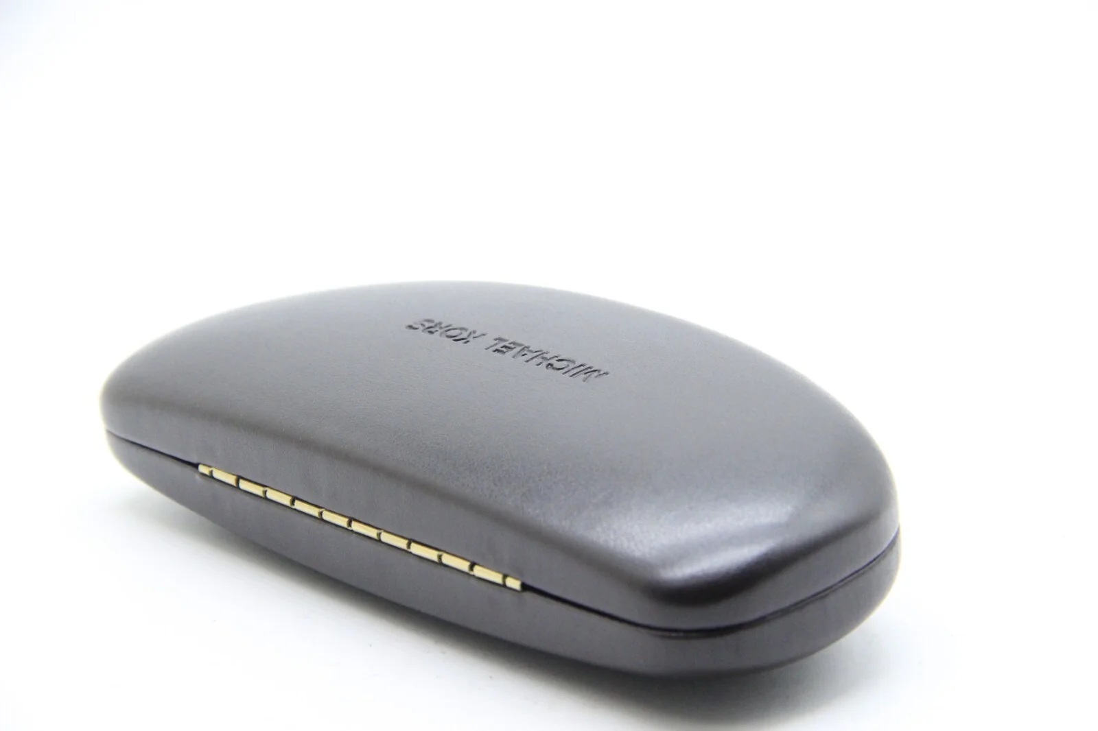 NEW MICHAEL KORS DARK BROWN AUTHENTIC EYEGLASSES CLAMSHELL CASE ONLY 2