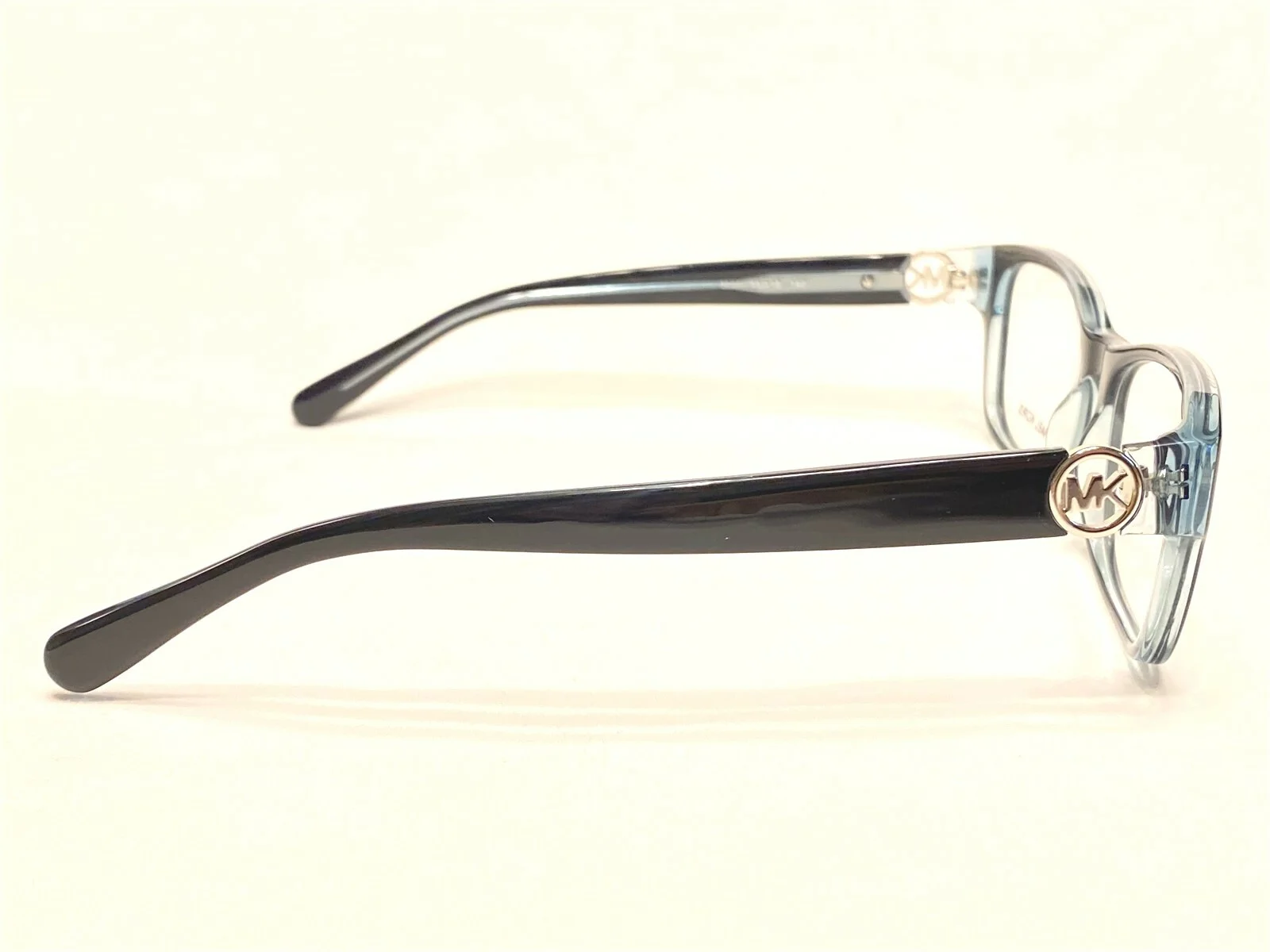NEW Michael Kors Ravenna MK8001 3001 Womens Black & Blue Eyeglasses Frames 53/18 3