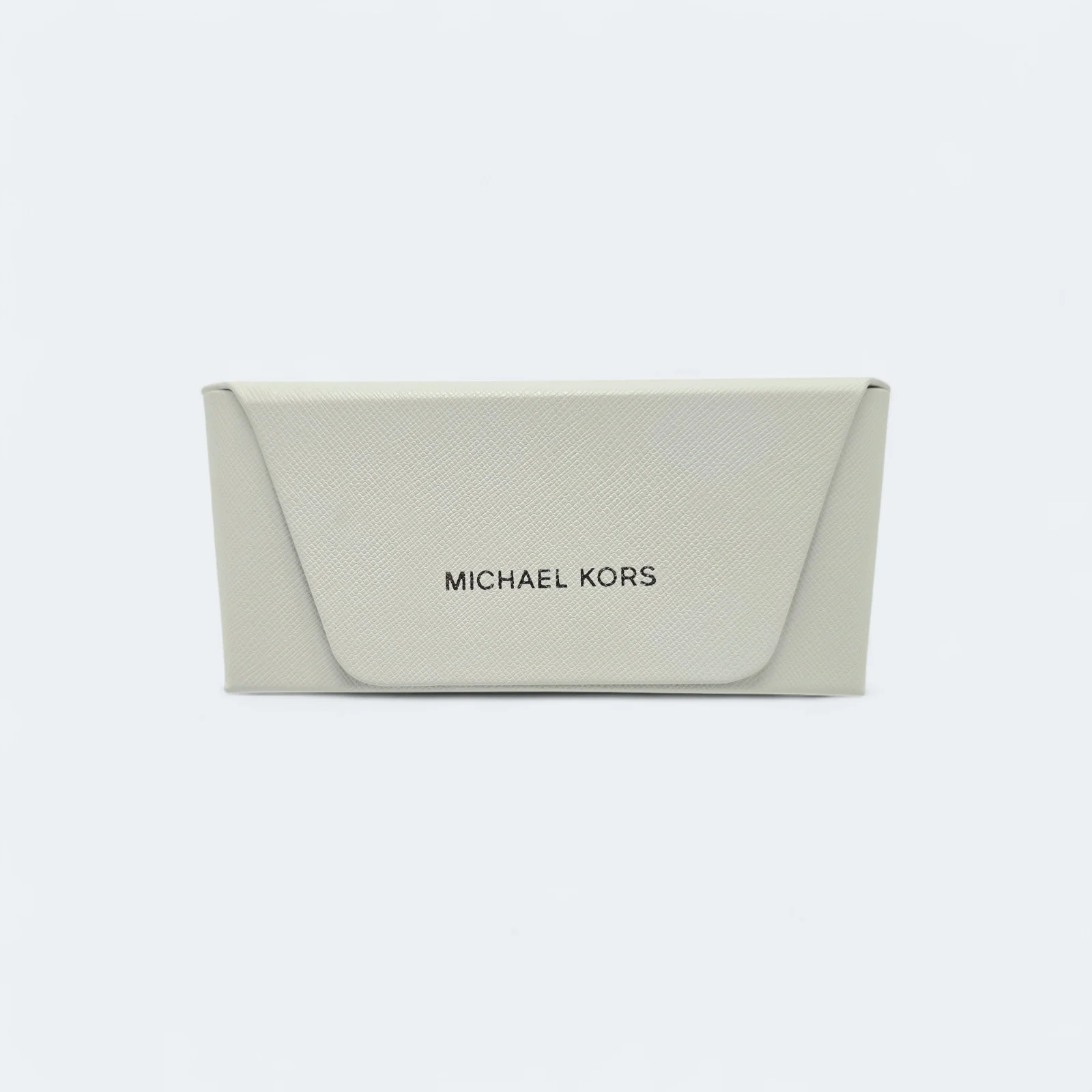 NEW Michael Kors White Large Sunglasses Eyeglasses Hard Case w/ Cloth Authentic