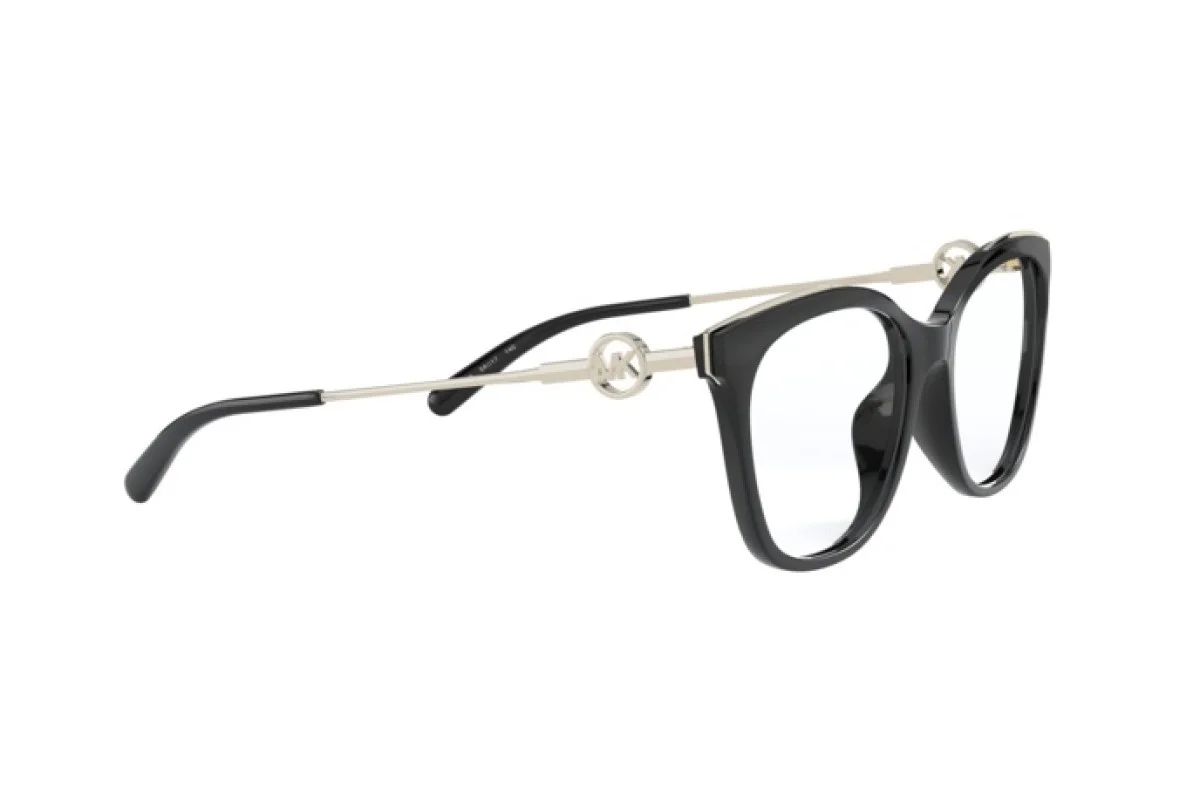 New Michael Kors Woman Square Eyeglasses MK4076U 3332 Black 54mm 2